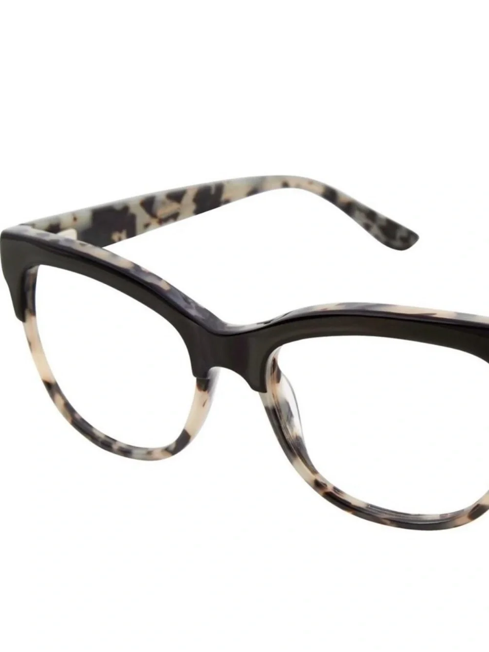 GX by Gwen Stefani Women's Tortoiseshell Cat-Eye Glasses - Brown/Black